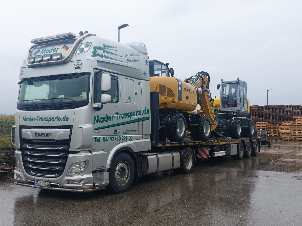 Schwertransport Norddeutschland bis 3 m Breite – Mader Transporte Henstedt-Ulzburg