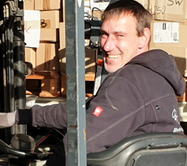 Ralf Woller, Lagermeister Mader Transporte