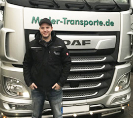 Tobias Mathews, Stellv. Geschäftsführer und Disponent Mader Transporte